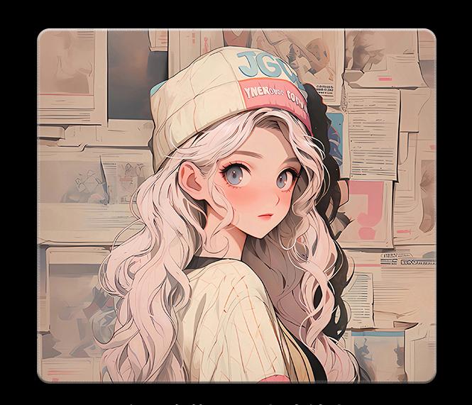 Polyurethane neutral special fabric customized mouse pad（+8）