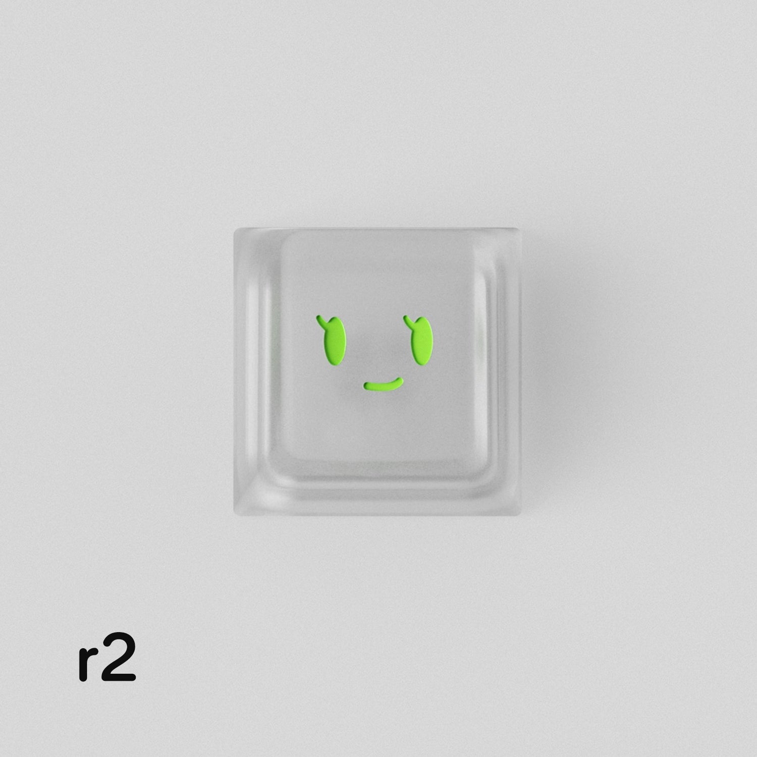 Simple smiley face expression personalized PC metal keycap smiley face customization mechanical keyboard customization keycap