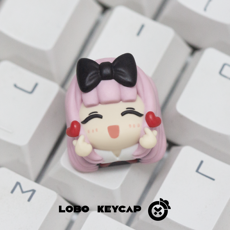 Kaguya sama: Love Is War, multi-color resin molded personalized keycaps, decorative keycaps