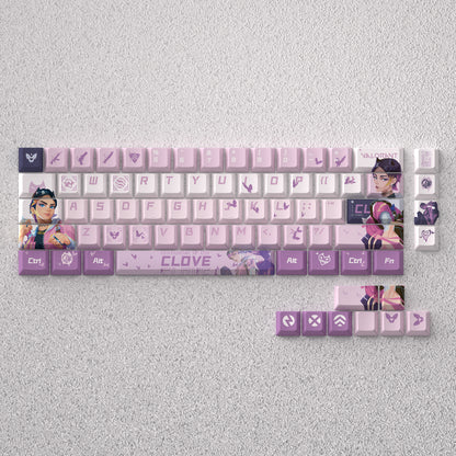 VALORANT Theme Keycap Series, Anime Game Creative Personalized Keycap Set PBT Material Original Factory Height Sublimation