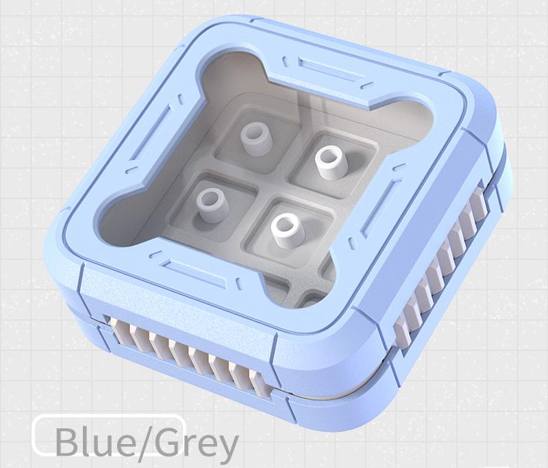 9-key spacecraft design, 3D printed resin keycap box, personalized keycap storage box, dust-proof magnetic absorption nano keycap customized display keycap box with multiple colors to choose from