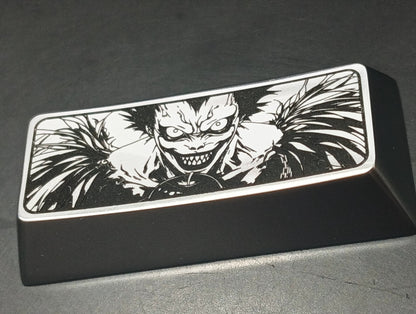 Death Note, Ryuk, 2.25U zinc alloy (customizable titanium alloy) personalized keycaps, decorative keycaps for anime, gaming, and cultural merchandise