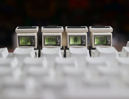 Mac, Macintosh, K-02 prototype keycaps, retro personalized translucent resin keycaps, mechanical keyboard decorative keycaps