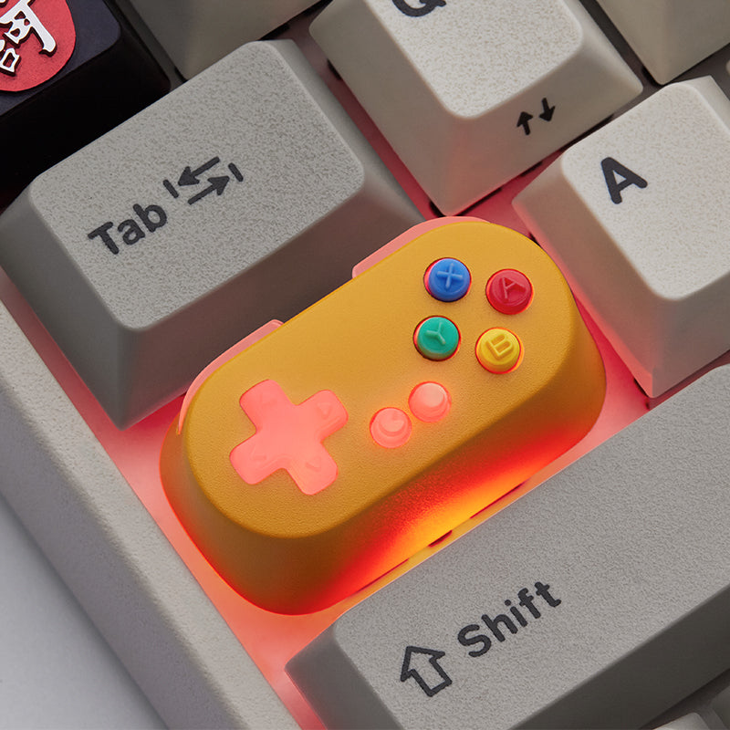 Switch Xbox PS4 game console controller 1.75U metal translucent keycap mechanical keyboard personalized keycap