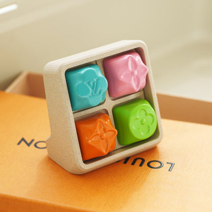 Aluminum alloy CNC tilted angle keycap rack, personalized keycap display rack, display box, customized keycap decoration keycap storage