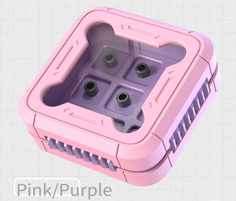 9-key spacecraft design, 3D printed resin keycap box, personalized keycap storage box, dust-proof magnetic absorption nano keycap customized display keycap box with multiple colors to choose from