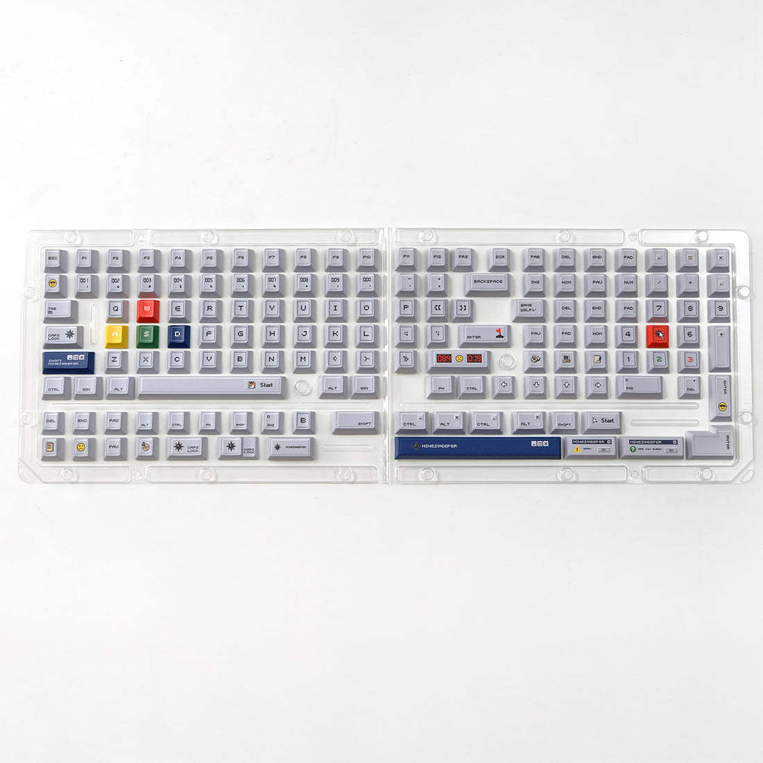 Windows Minesweeper Theme Magnetic Axis Mechanical Keyboard Keycaps PBT Thermal Sublimation Customization