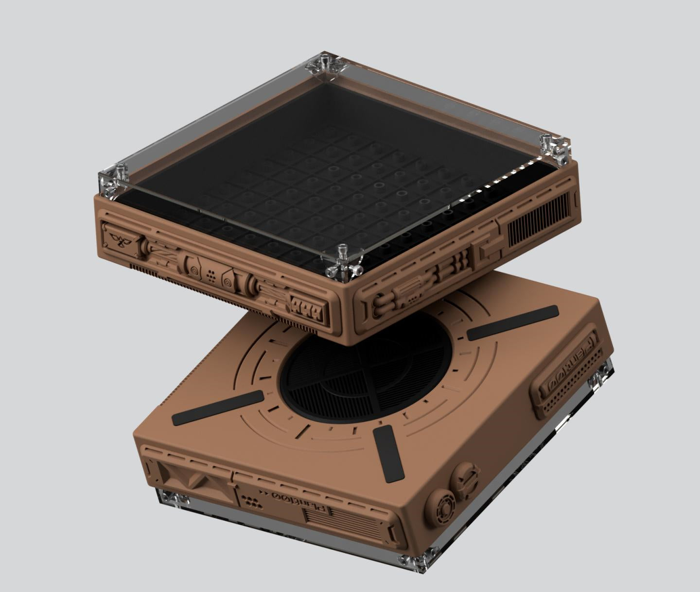 Plant100v2 keycap hibernation cabin storage display box 3D printing customized dustproof table decoration customization