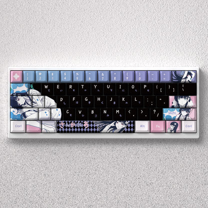 Sanka Rea Theme, Anime Game Creative Personalized Keycap Set PBT Material Original Factory Height Sublimation Printing