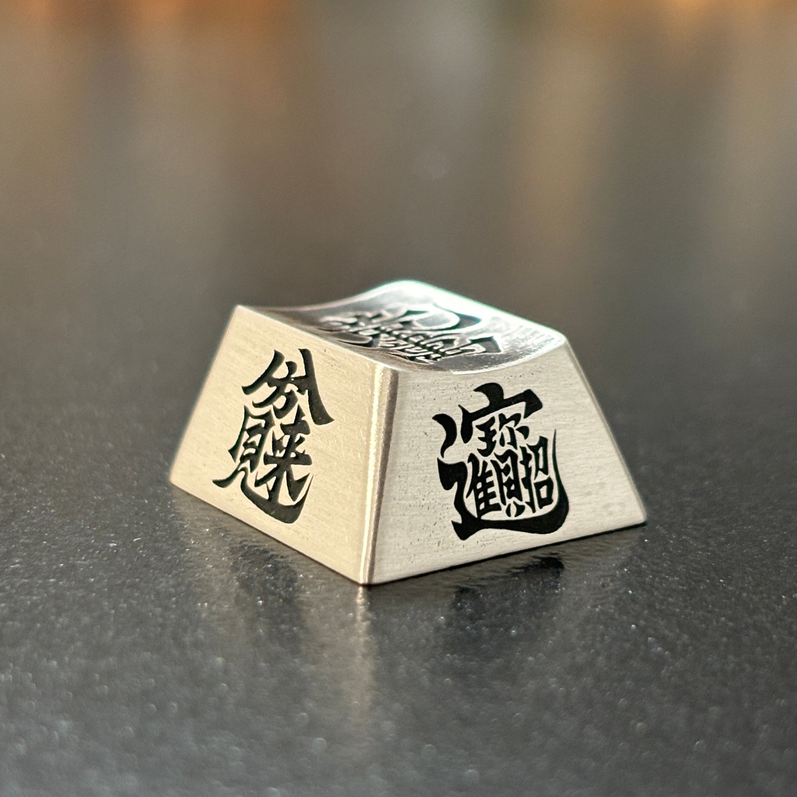 925 pure silver mechanical keyboard, metal personalized keycaps, metal wealth attracting keycaps