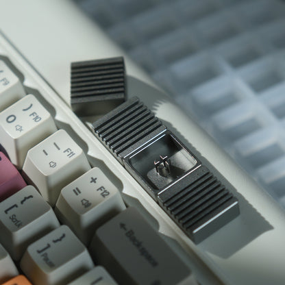 Grille directional key metal set personalized keycap retro simple CNC aluminum alloy keycap mechanical keyboard