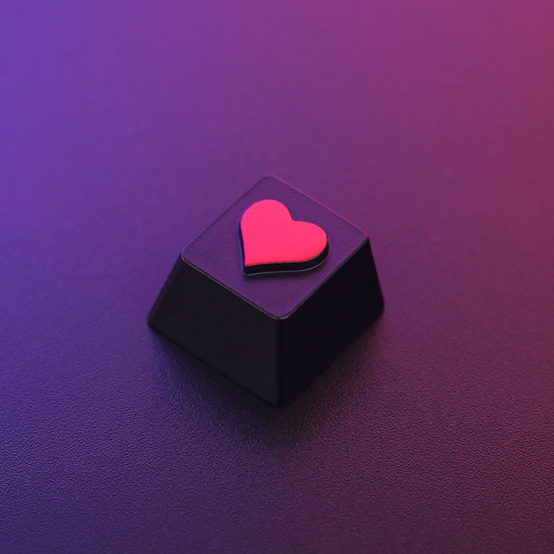 Playing Card Spades Heart Flower Zinc Aluminum Metal Personalized Keycaps