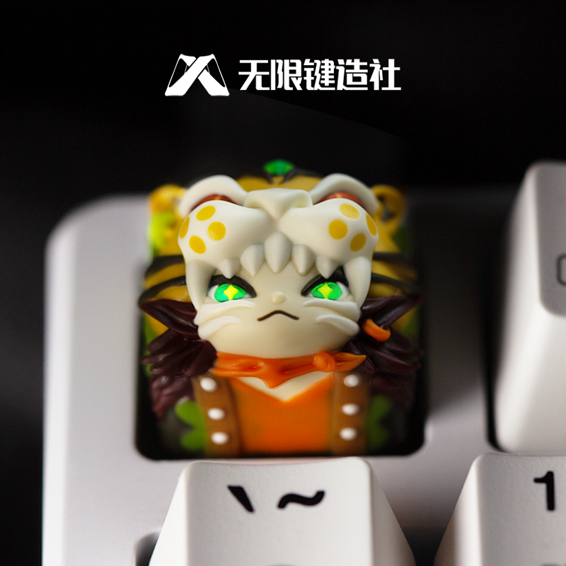 Original design, Chinese zodiac signs theme, multi-color resin molded personalized keycaps