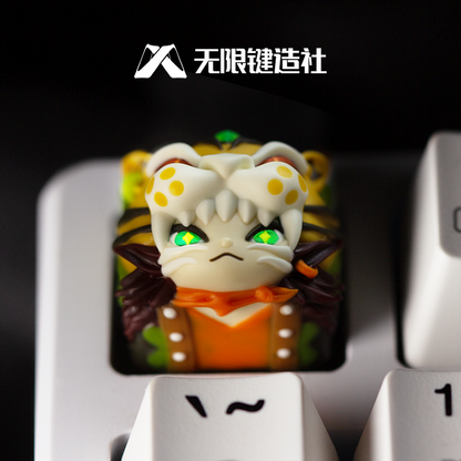 Original design, Chinese zodiac signs theme, multi-color resin molded personalized keycaps