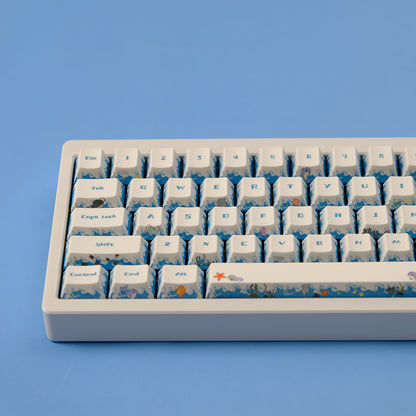 Deep Sea Party Theme Mechanical Keyboard Keycaps Complete Set PBT Thermal Sublimation Customized Original Factory Height Set Keycaps