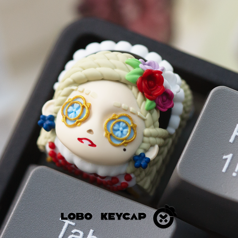 Identity V, multi-color resin personalized keycaps, artisankeycaps, Game anime peripheral keycaps