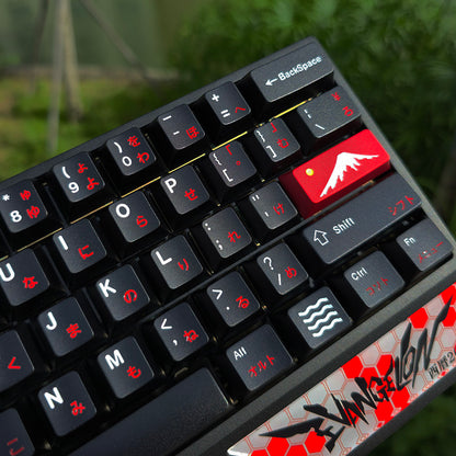 White on Black+special characters, aluminum alloy CNC, enamel coloring, all metal personalized keycaps, metal keycap set