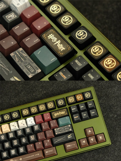 Harry Potter, Animali Fantastici e Dove Trovarli Handmade 2U Leather Handmade Keycaps Retro Style Art Keycaps