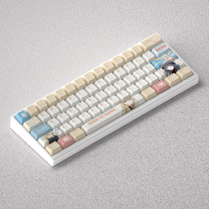 My Dress Up Darling Theme Keycaps, Kitagawa Marin Anime Game Creative Personalized Keycap Set PBT Material Original Factory Height Sublimation Printing