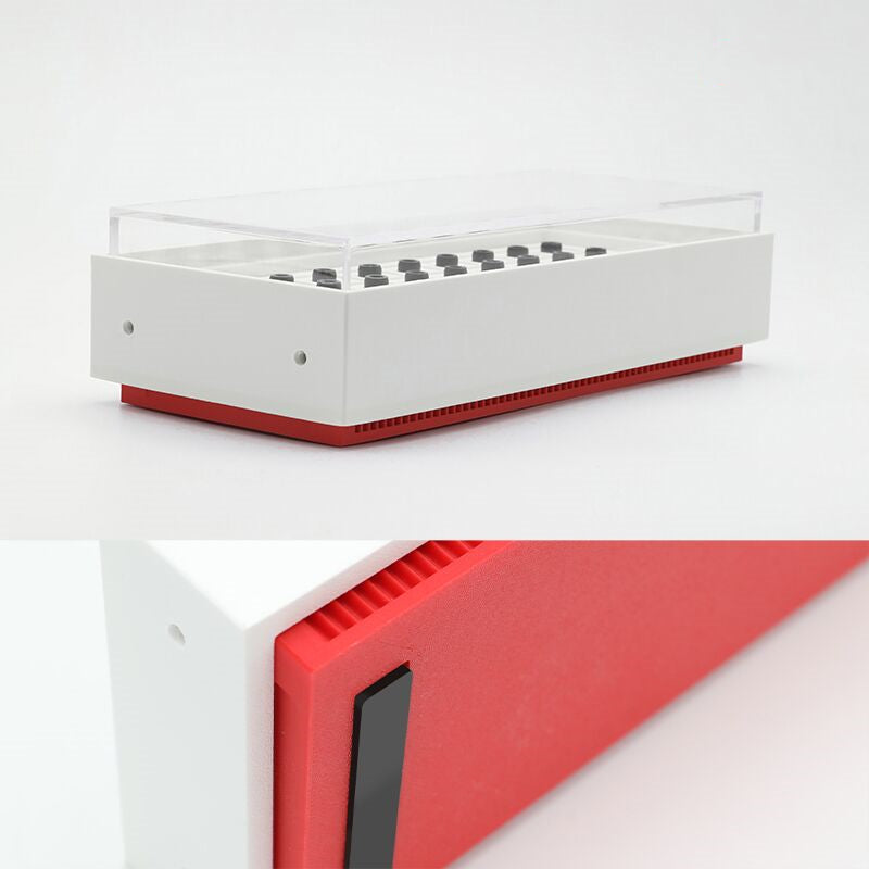 4X10 resin 3D printed magnetic keycap 40 key storage box display box dustproof personalized keycap storage box