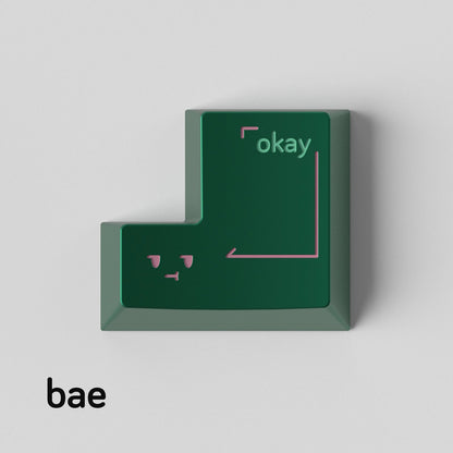 Simple smiley face expression personalized PC metal keycap smiley face customization mechanical keyboard customization keycap