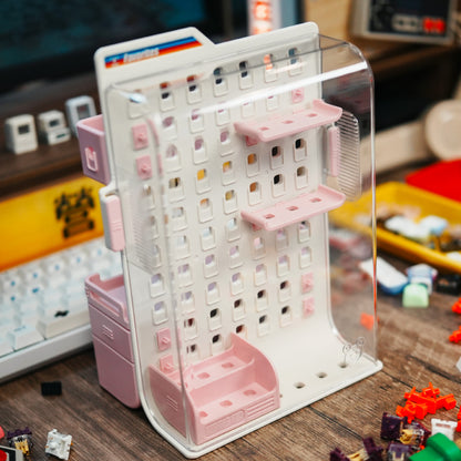 Keycap pegboard personalized keycap storage box game console button storage box desktop storage box personalized keycap display box dustproof design