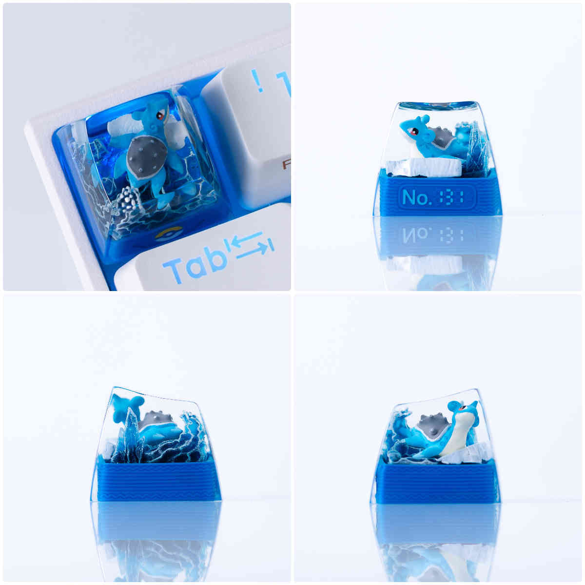 Pet Pok é mon Collection, Crystal Drops of Glue Material Artisankeycaps, Anime, Game, Culture, Creativity, Peripheral Decoration, Personalized Keycaps