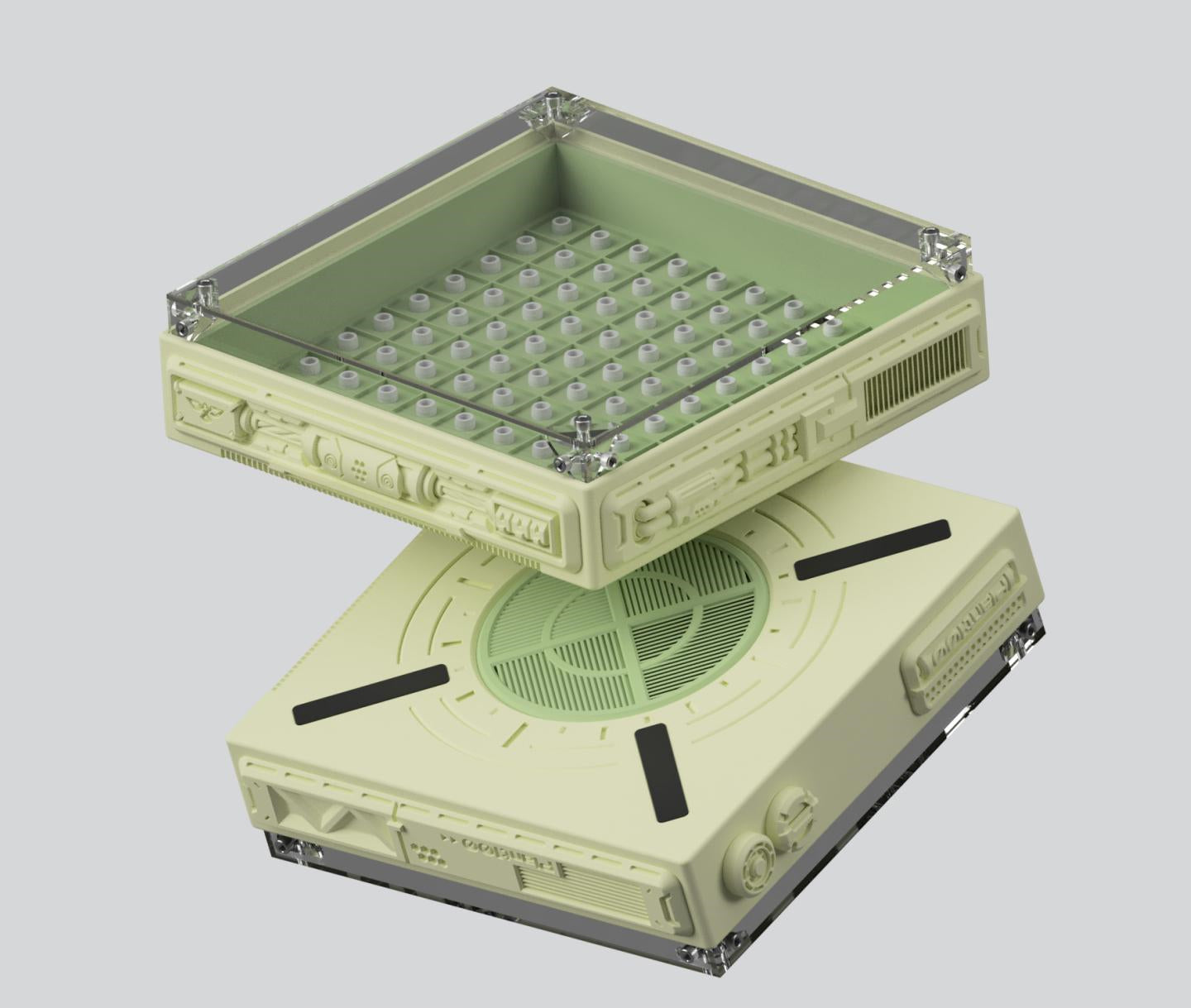 Plant100v2 keycap hibernation cabin storage display box 3D printing customized dustproof table decoration customization