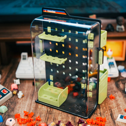 Keycap pegboard personalized keycap storage box game console button storage box desktop storage box personalized keycap display box dustproof design