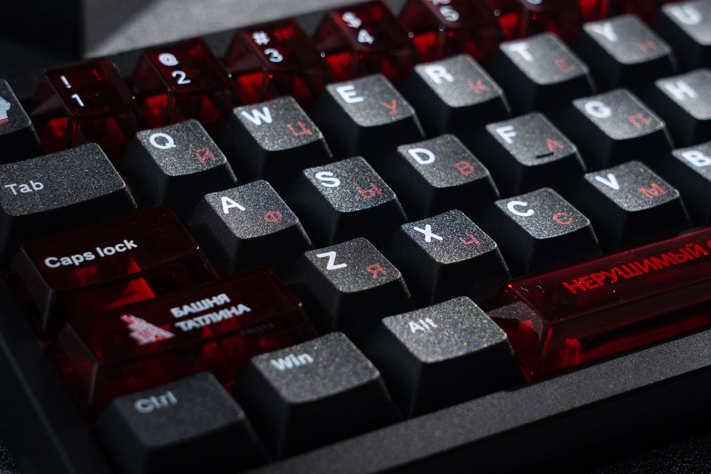 Original Design &quot;Soviet&quot; Theme Mechanical Keyboard Keycap Complete Set PBT Thermal Sublimation Original Factory Highly Personalized Keycap Set