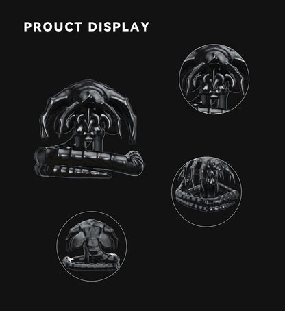 Alien, Facehugger design, 1U metal personalized keycap, metal jewelry craftsmanship for movie peripherals, artistic keycap.