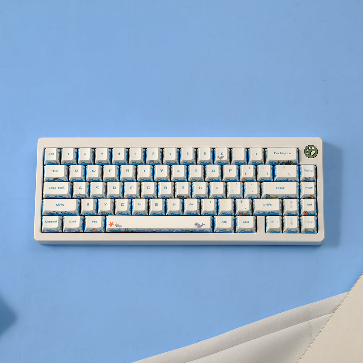 Deep Sea Party Theme Mechanical Keyboard Keycaps Complete Set PBT Thermal Sublimation Customized Original Factory Height Set Keycaps