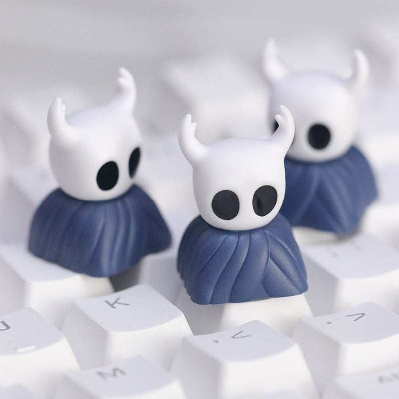 The Hollow Knight series, Makoto Kojo，The Knight， Multi colored resin molded personalized keycaps.