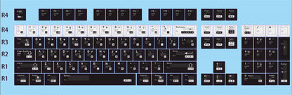 Parameterized aluminum alloy CNC keycap set, metal personalized keycap original factory height set
