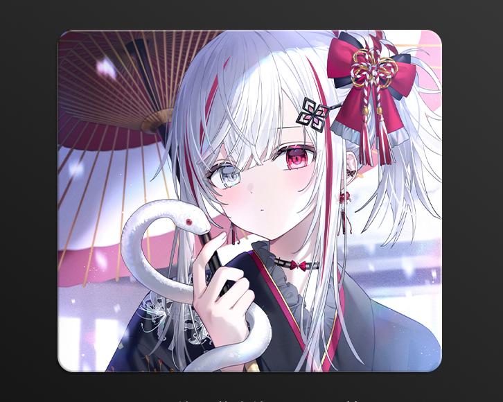 Tempered glass micro etching process mouse pad, high-definition pattern customized professional mouse pad（+6）
