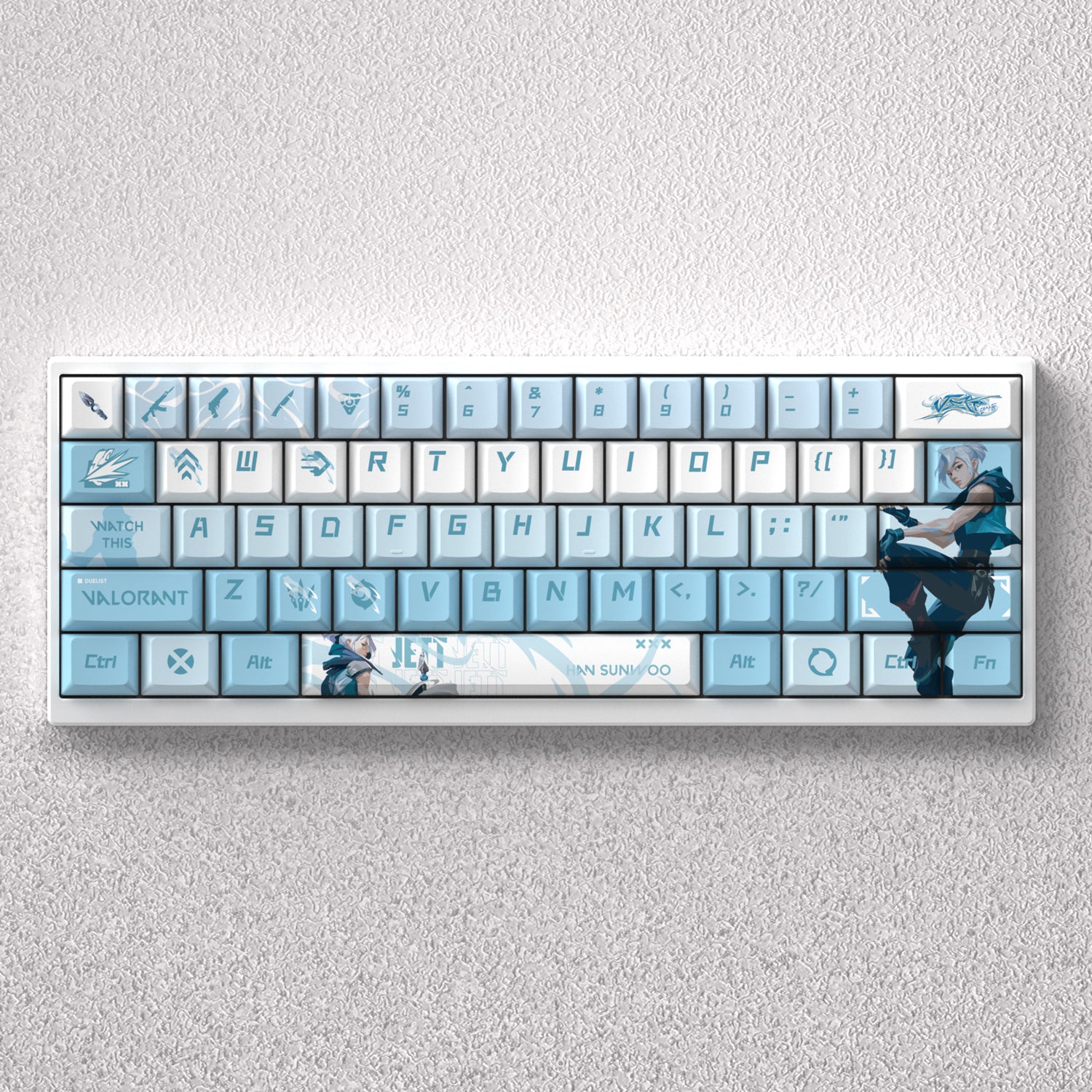 VALORANT Theme Keycap Series, Anime Game Creative Personalized Keycap Set PBT Material Original Factory Height Sublimation