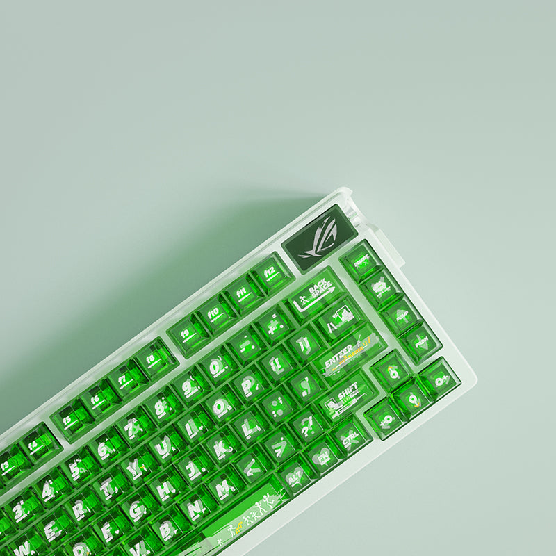 Shameless，Theme PC Transparent Material Set+2U Metal Backspace Key+1U Metal R4 Highly Personalized Keycap
