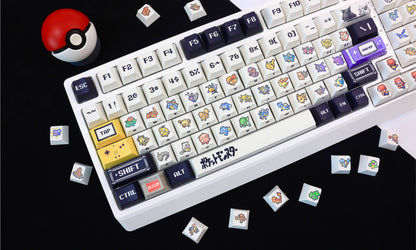 Original Pok é mon game keycap pixel wind mechanical keyboard cap PBT five sided thermal sublimation factory height