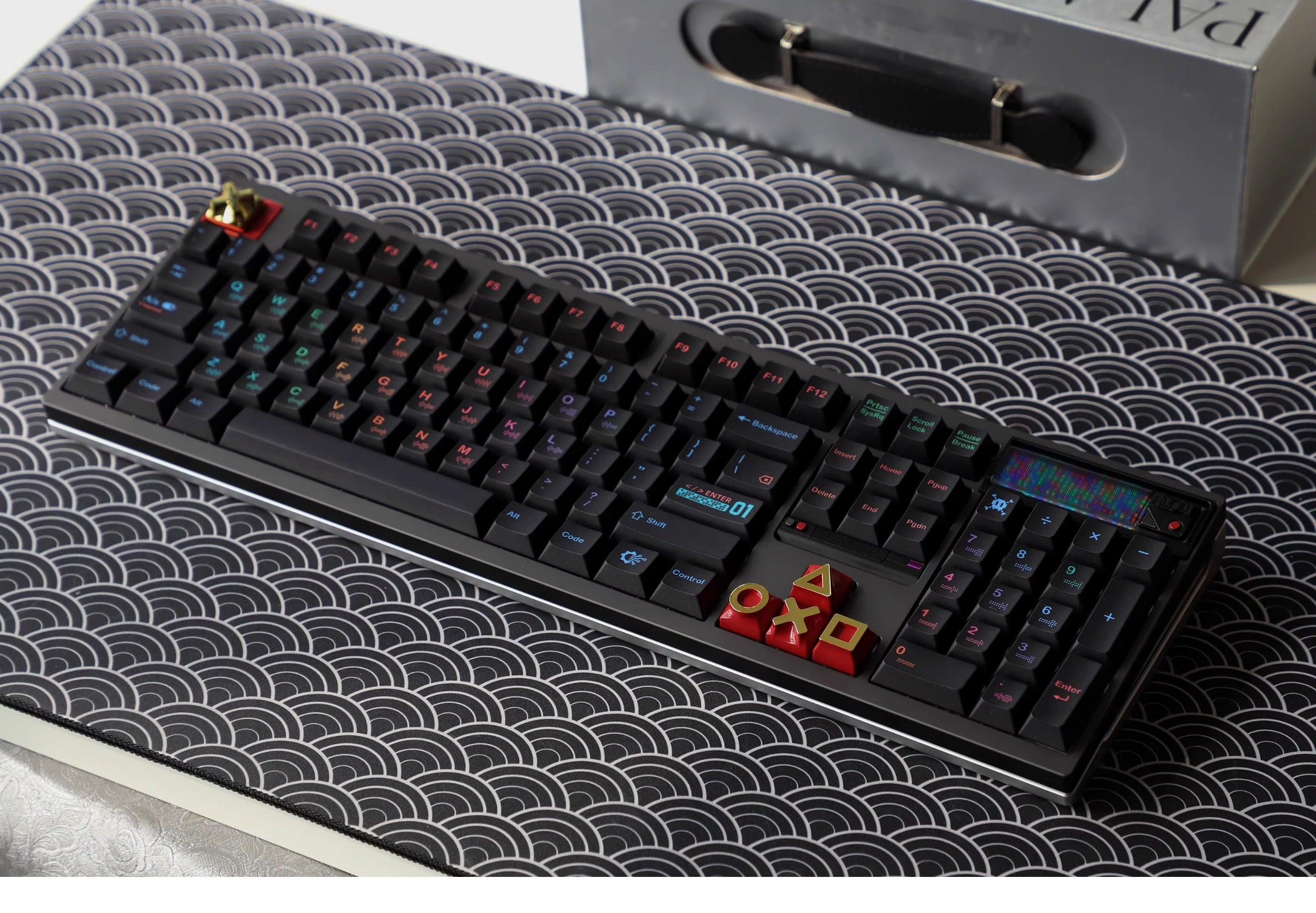 Metal keycaps, game console themed keycaps, mechanical keyboards, personalized keycaps, all metal game console keycaps, decorative keycaps