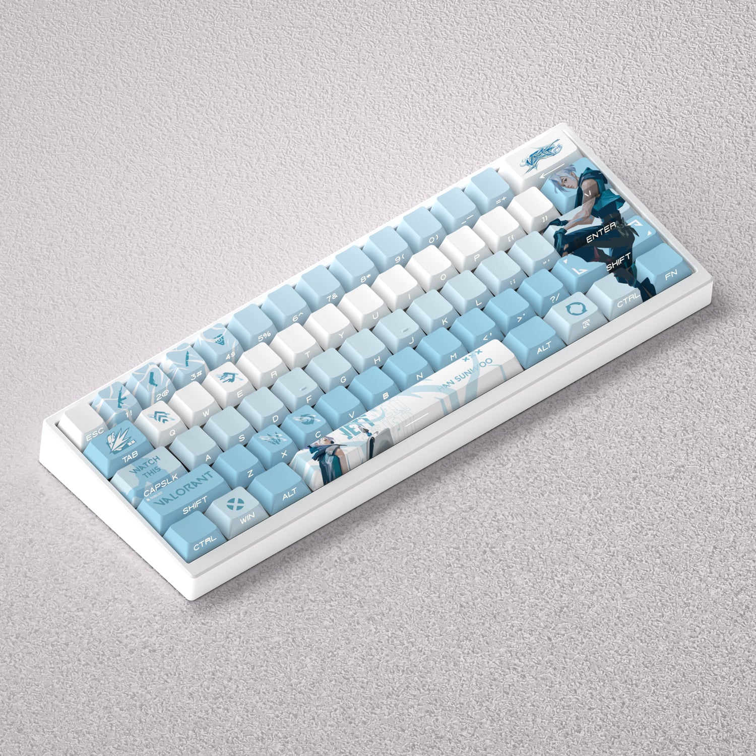 VALORANT Theme Keycap Series, Anime Game Creative Personalized Keycap Set PBT Material Original Factory Height Sublimation