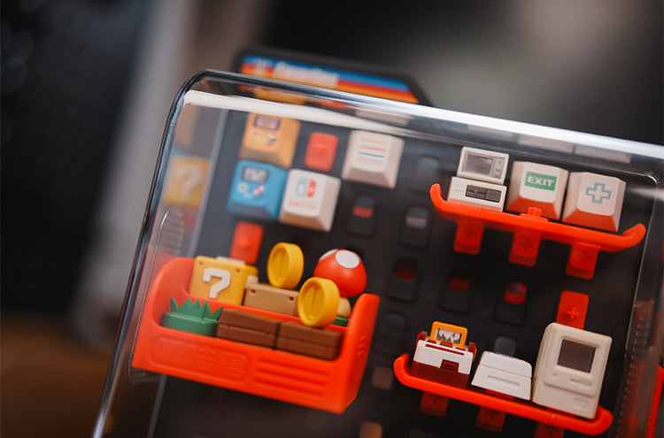 Keycap pegboard personalized keycap storage box game console button storage box desktop storage box personalized keycap display box dustproof design