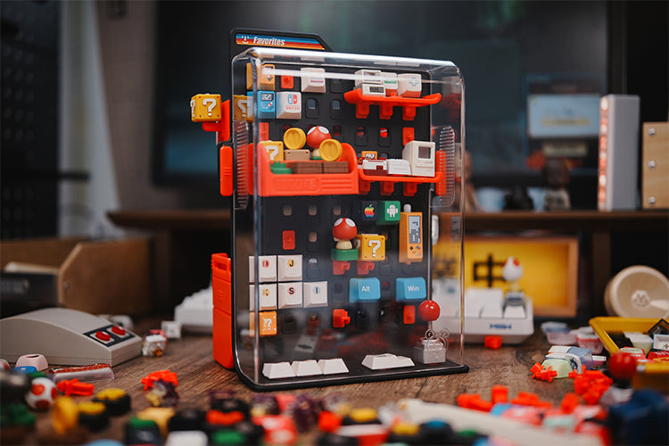 Keycap pegboard personalized keycap storage box game console button storage box desktop storage box personalized keycap display box dustproof design