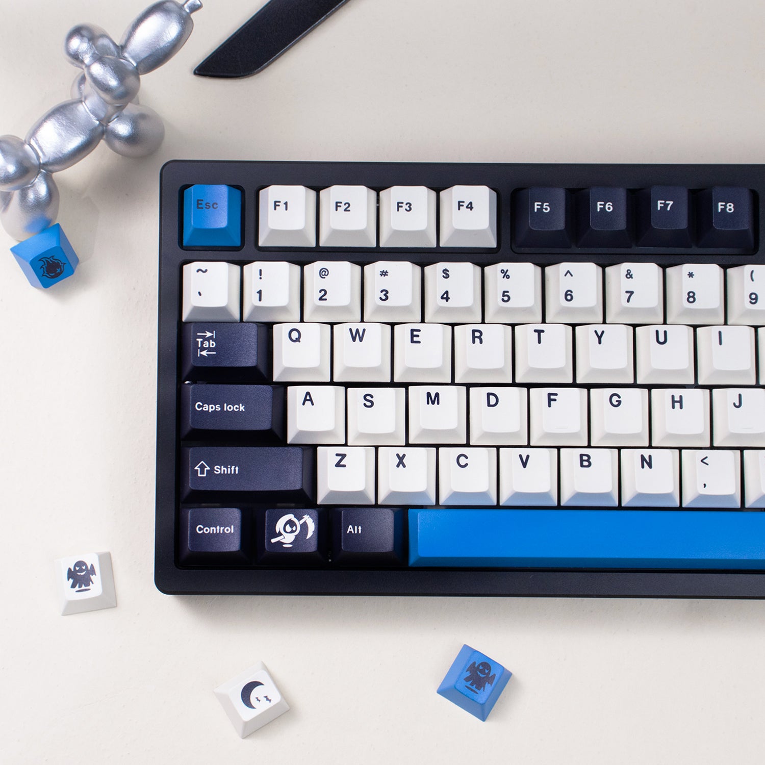 Midnight Halloween theme, original factory high Sublimation creative personalized keycap set