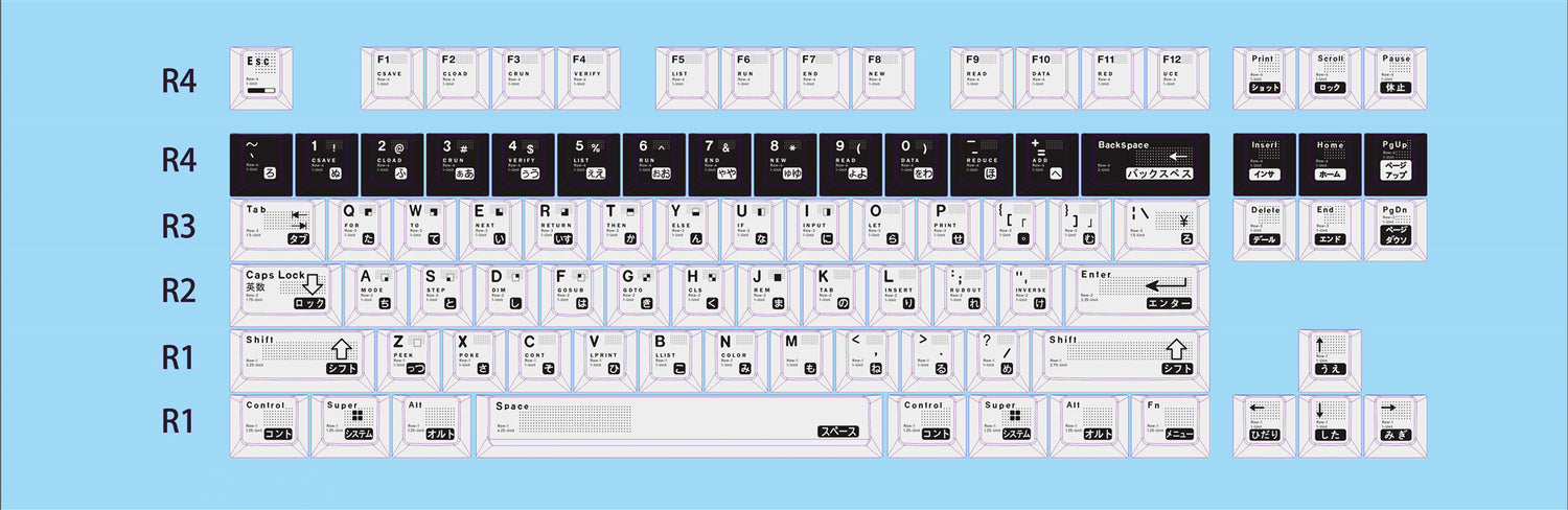 Parameterized aluminum alloy CNC keycap set, metal personalized keycap original factory height set