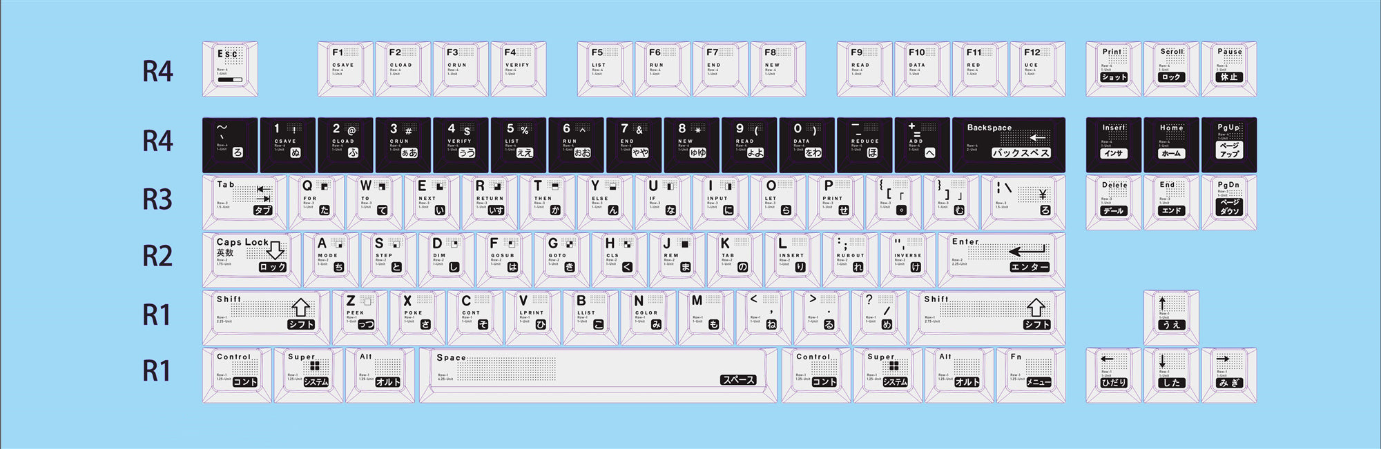 Parameterized aluminum alloy CNC keycap set, metal personalized keycap original factory height set