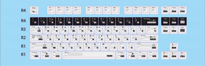Parameterized aluminum alloy CNC keycap set, metal personalized keycap original factory height set