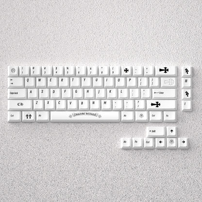 Chrome Hearts Theme, Anime Game Creative Personalized Keycap Set PBT Material Original Factory Height Sublimation Printing