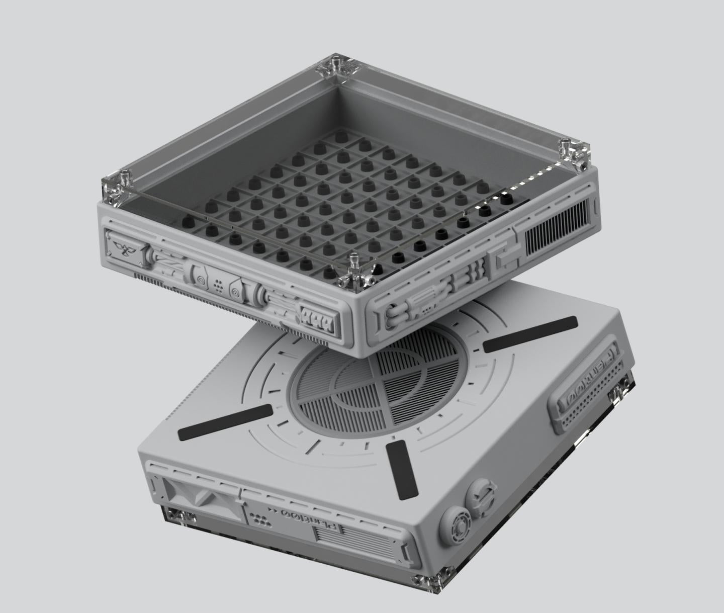 Plant100v2 keycap hibernation cabin storage display box 3D printing customized dustproof table decoration customization