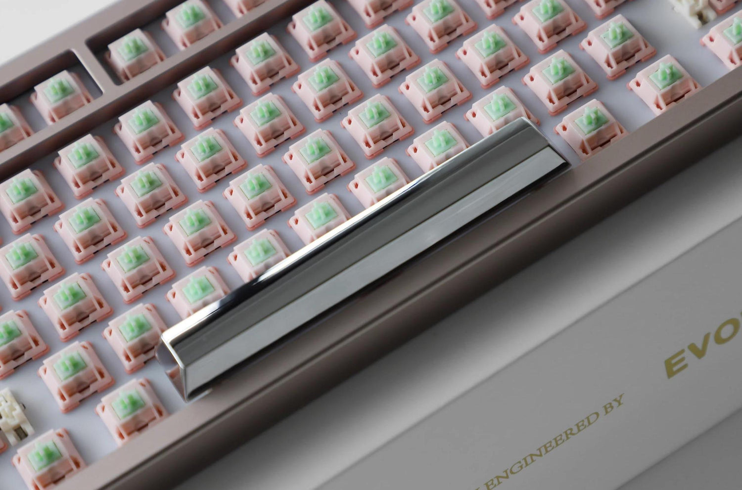 Metal Spacebar Coating Process, 6.25U Universal Metal Keycap, Personalized Spacebar Keycap