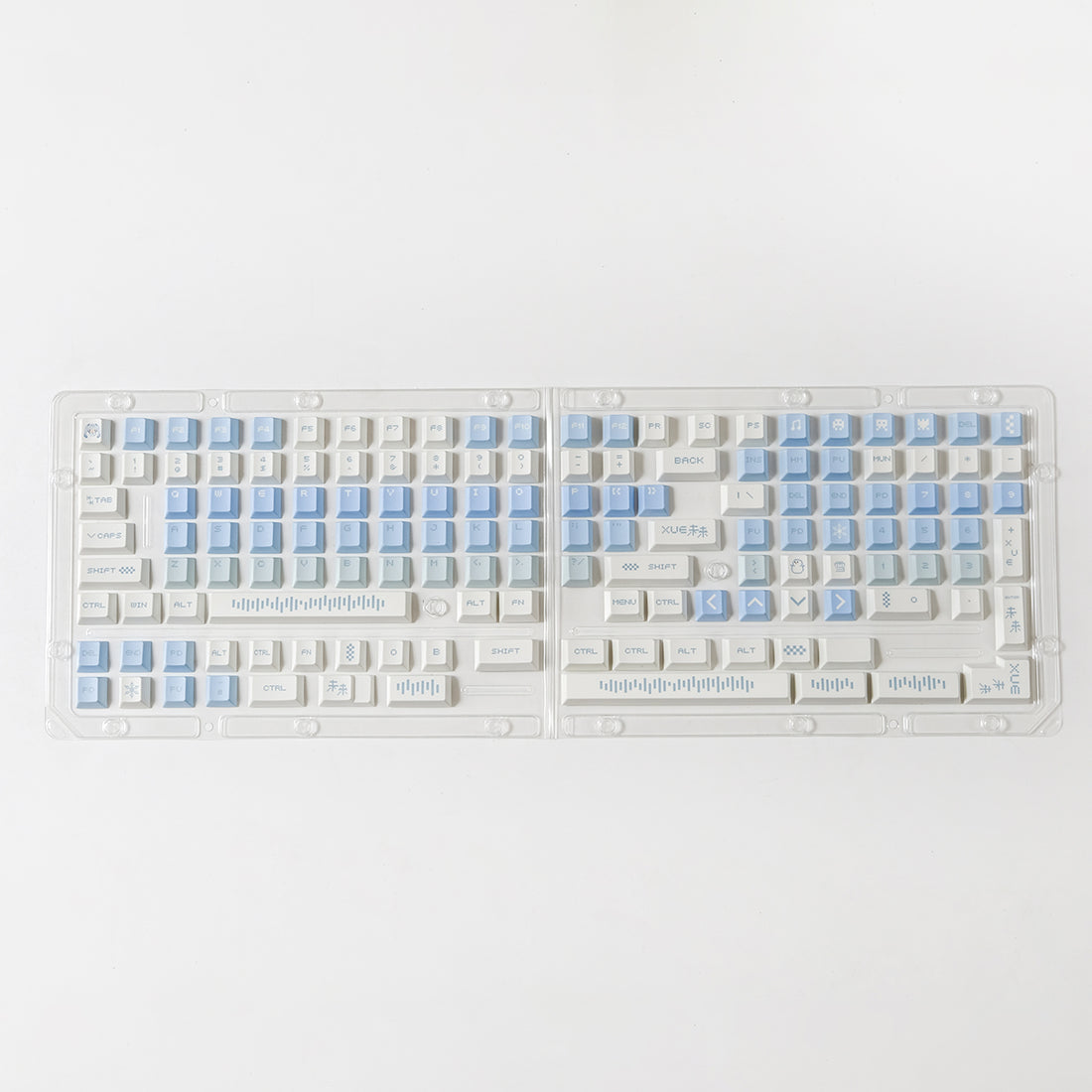 Snow Future Theme Mechanical Keyboard Keycaps PBT Thermal Sublimation Customized Original Factory Set Keycaps